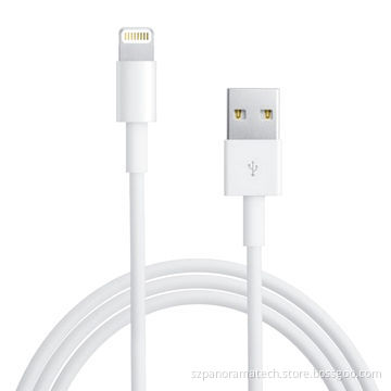 USB 2.0 Cable for iPhone 5, Used for Charging and Data Transferring, Supports New Version 7.0